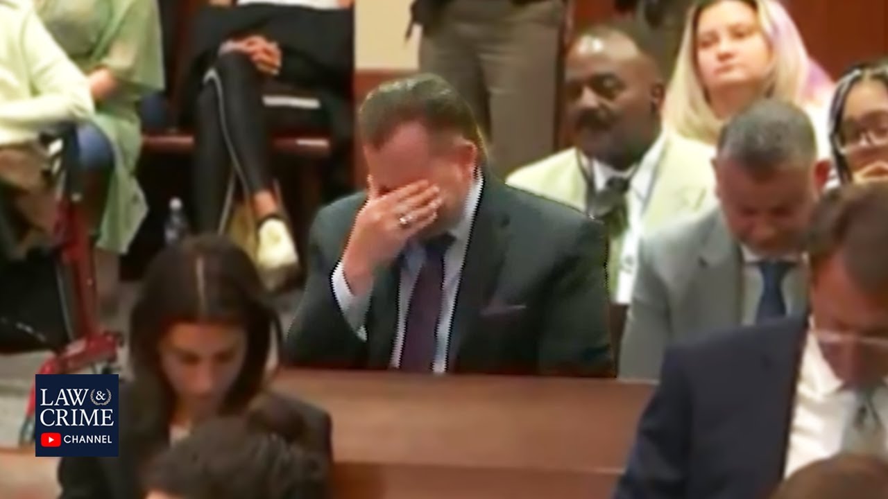 Man Laughs Uncontrollably During Johnny Depp’s Trial (Funny Video)