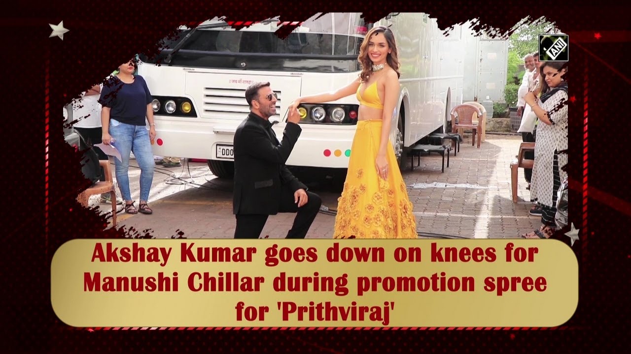 Prithviraj Promotions: Akshay Kumar goes down on knees (Video)