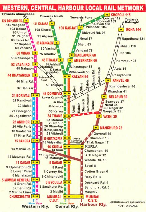 mumbai harbour line map