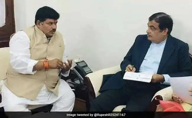 anil firojiya with nitin gadkari