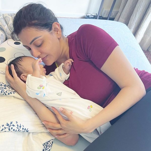 Kajal Aggarwal shares her son Neil Kitchlu’s first look on Instagram