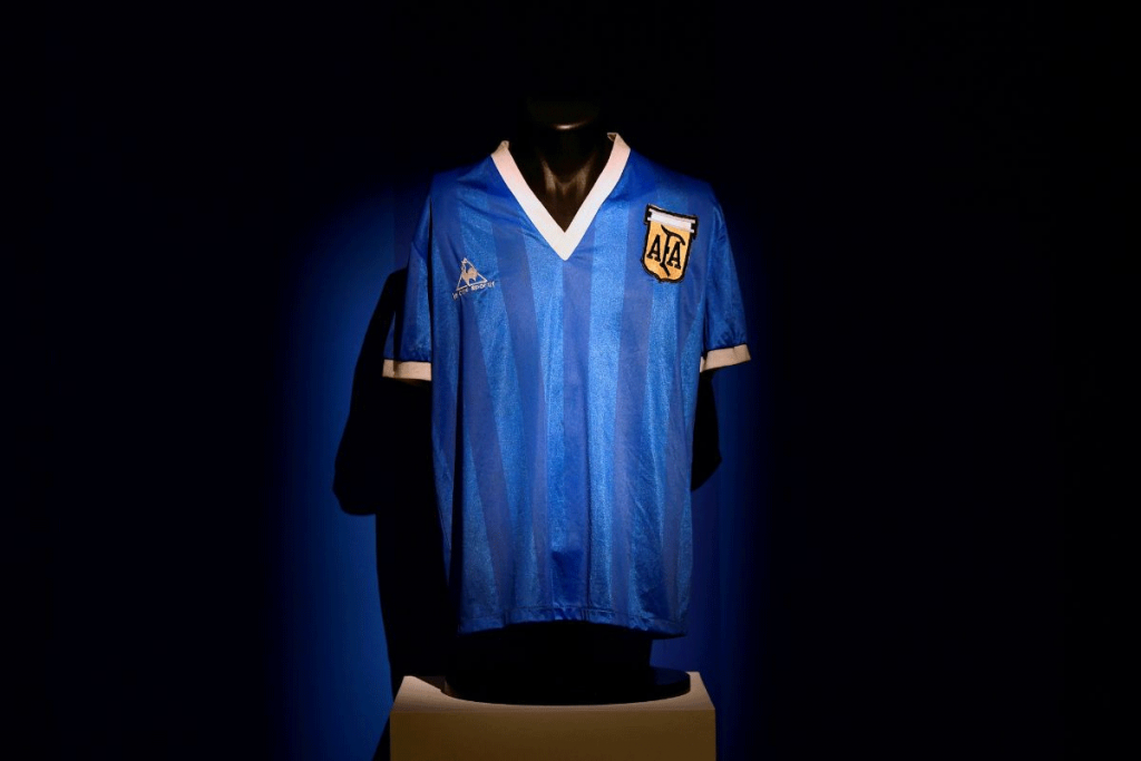 maradona hand of god shirt