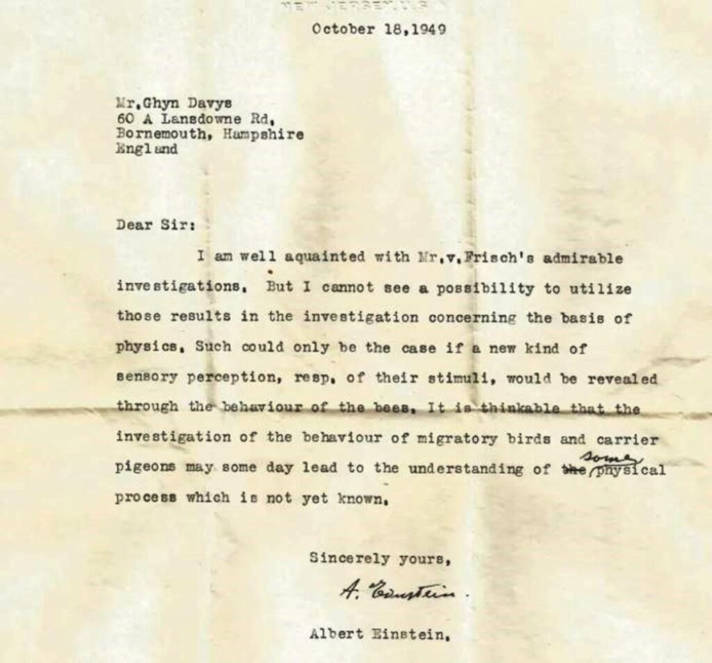 Albert einstein Letter