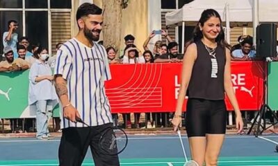 Badminton Prowess on Display from Anushka and Virat