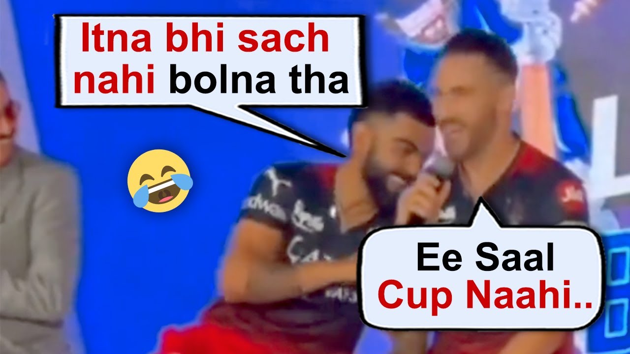 Faf du Plessis Eee Saala Cup Nahi moment (Video)