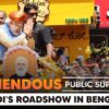 Modi’s 26-kilometer road spectacle kicks up in Bengaluru