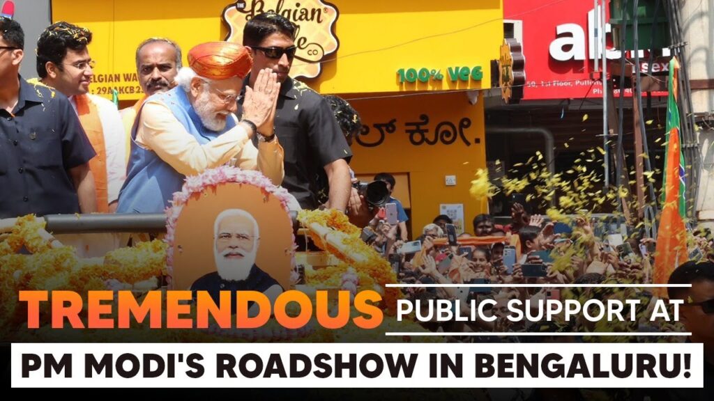 modi Bengaluru road show