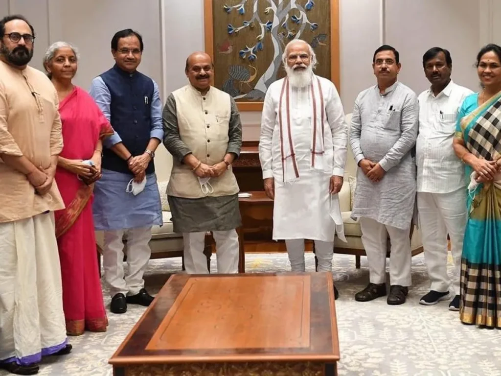 Basavaraj Bommai with modi