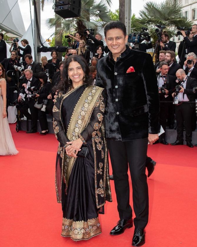 anil kumble cannes 2023 red carpet