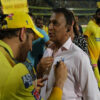 MS Dhoni gives autograph on Sunil Gavaskar’s shirt (Pic)