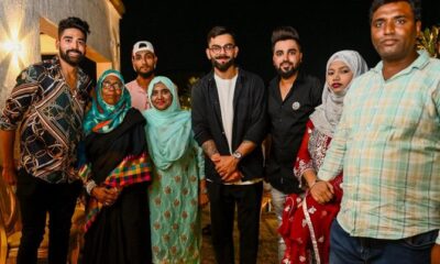 Kohli & RCB company visits Siraj’s New Home (Pics)