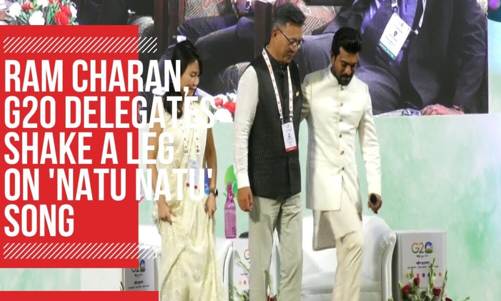 Ram Charan shakes a leg with S.Korea delegates on “Natu Natu” (Video)