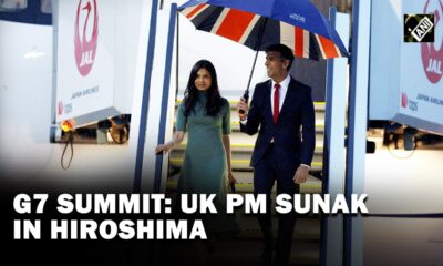 UK PM Rishi Sunak and his wife, Akshata Murty land in Hiroshima