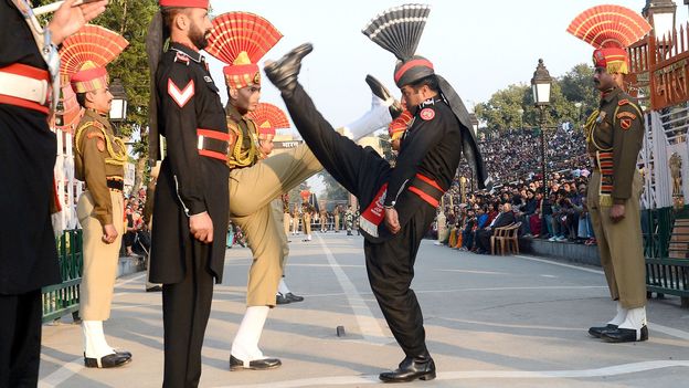 India Pakistan wagah attari border