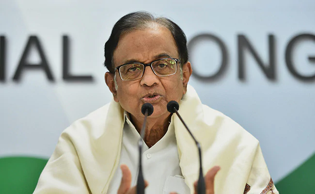 Chidambaram criticizes BJP for being a party with “absolute intolerance”