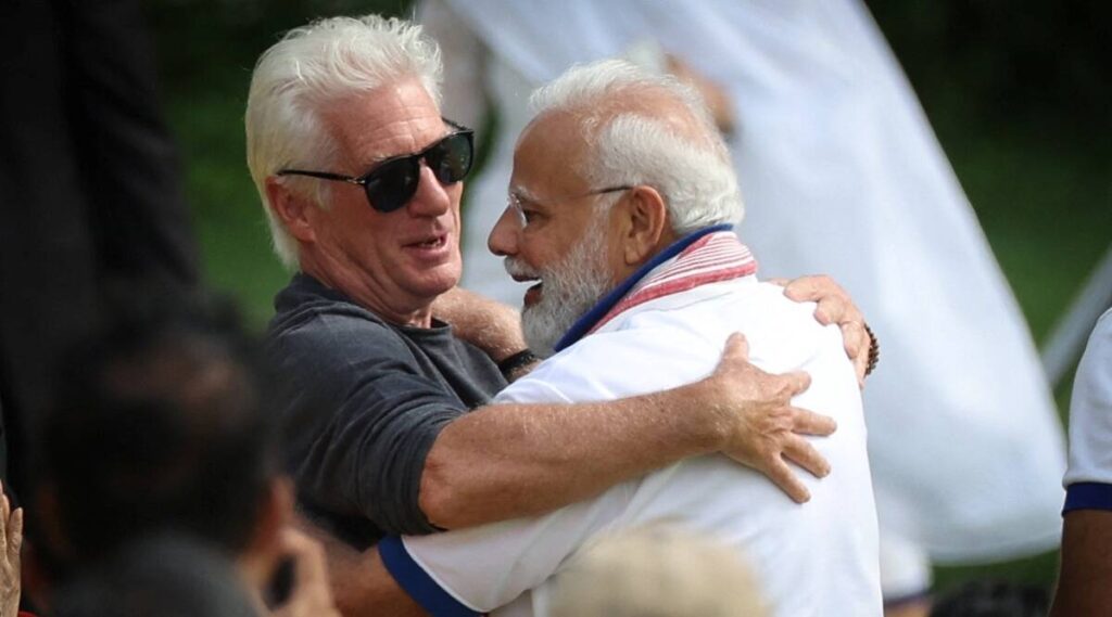 PM Modi with Richard Gere