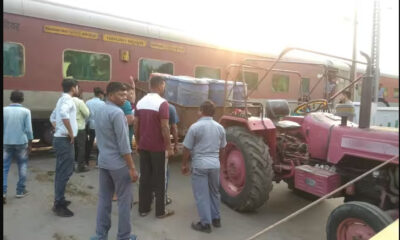 A careful Rajdhani driver avoids a serious collision in Bokaro