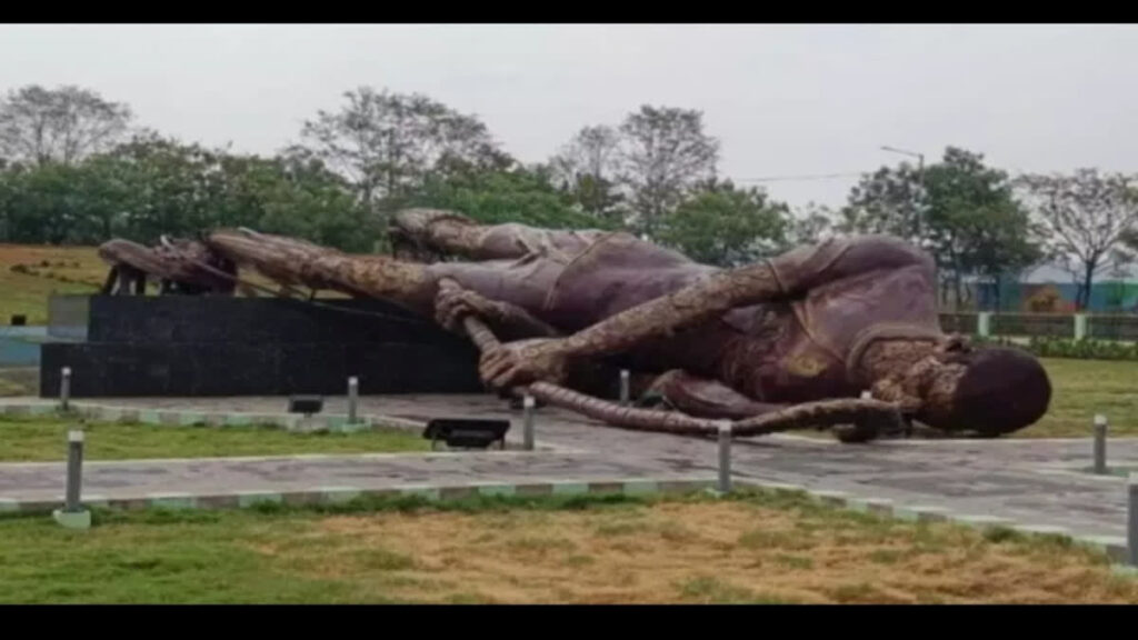 rourkela hockey player statue collapse