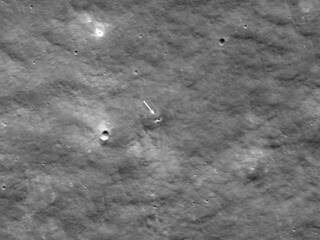 Luna 25 Impact Moon crater