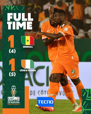 AFCON 2023: Hosts Cote d’Ivoire beat defending champions Senegal to reach quarters