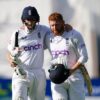 1st Test: Bairstow, Root keep England steady at lunch after losing quick wickets