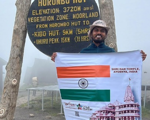 Indian flag, temple flag to be hoisted on Mt Kilimanjaro today