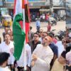 Owaisi unfurls national flag at madrasa in Hyderabad