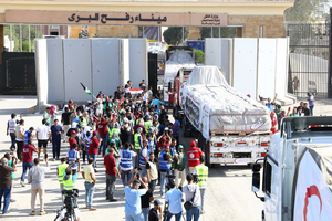 Egypt opens Rafah crossing since '1st moment' of Gaza conflict