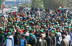 Security is heightened in Haryana border areas to stop protesting farmers from heading to Delhi