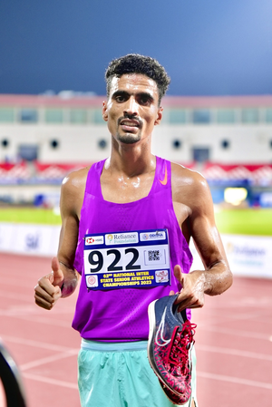 Asian Indoor Athletics: India's Gulveer Singh wins 3000m gold in dominant display