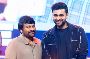 Chiranjeevi all praise for Varun Tej at 'Operation Valentine' pre-release event