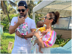 Rubina Dilaik, Abhinav Shukla celebrate three months of their twins