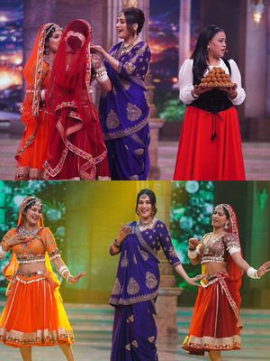 'Dance Deewane' contestants get laddoos from Madhuri Dixit for ‘Choli Ke Peeche’ act