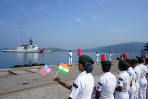 USCG ship Bertholf reaches Port Blair for joint exercise 'Sea Defenders-2024'