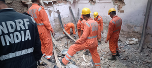 Two killed as building collapses in Delhi's Kabir Nagar