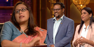 Radhika Gupta connects with Nemocare pitch because of her ‘lifelong’ neck issue