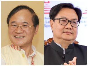 Union Minister Kiren Rijiju seeks reelection from erstwhile Congress bastion in Arunachal