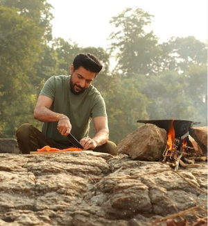 Celebrity chef Ranveer Brar cooks in the wild on his 'portable kitchen'