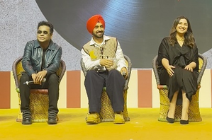 Diljit Dosanjh tears up at 'Amar Singh Chamkila' trailer launch