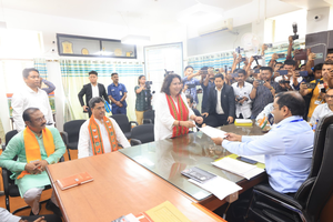 Royal scion Kriti Singh Debbarma files candidature for Tripura East LS seat