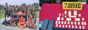 BSF seizes 7 kg gold in Bengal ahead of LS polls