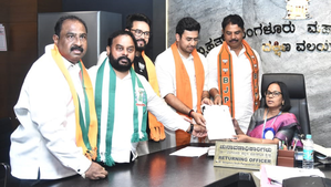 LS polls: Tejasvi Surya files nomination from Bengaluru South constituency