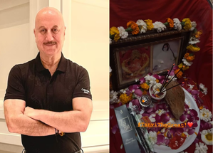 Anupam Kher shares glimpse from his upcoming directorial ‘Tanvi The Great’ set