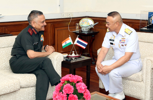 Royal Thai Navy chief meets Indian counterpart, discusses ways to deepen ties