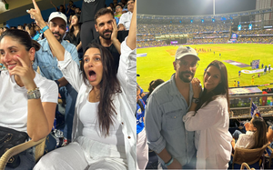 Neha Dhupia shares her own ‘highlights’ from CSK-MI match with Kareena, John and Angad