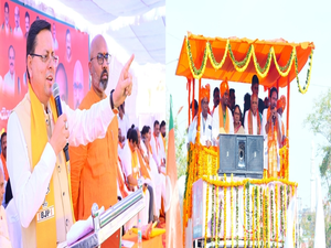 Gujarat, Uttarakhand CMs campaign for BJP candidates in Telangana