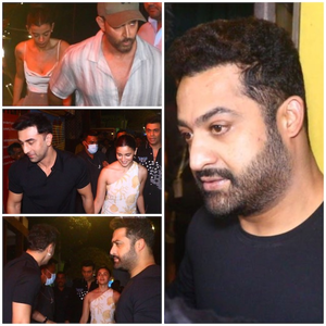 NTR Jr in Mumbai for 'War 2' shoot, bonds with KJo, Ranbir, Alia, Hrithik