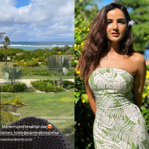 Jasmine Bhasin drops 'uninterrupted breakfast view' from her Mauritius vacation