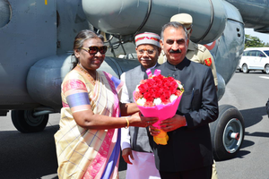 President Murmu reaches Shimla for five-day visit