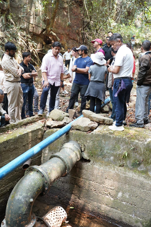 Meghalaya faces water crisis due to less rain; CM Conrad Sangma visits catchment area